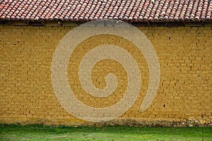 Adobe wall