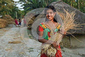 Adolescent Girl In India