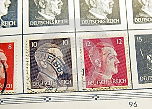Adolf Hitler Stamps
