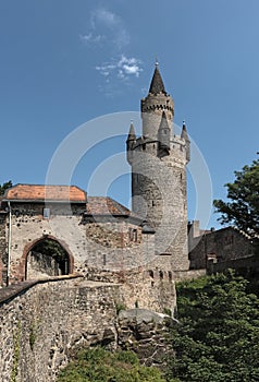 The Adolf tower at Friedberg castle, Hesse, Germany