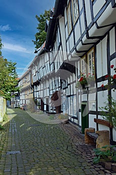 Adolfstrasse in the historic old city of Detmold