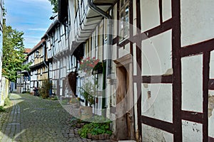 Adolfstrasse in the historic old city of Detmold