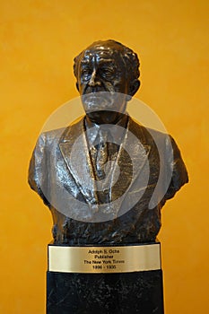 Adolph Ochs Bust