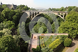 Adolphe bridge in Luxembourg