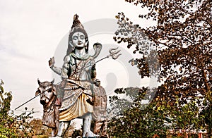 Adolscent Shiva with his ride