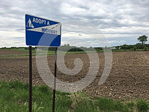 Adopt a Highway Sign photo