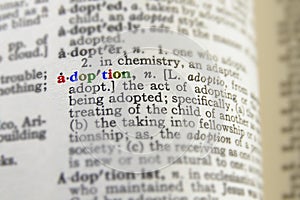 Adoption concept photo