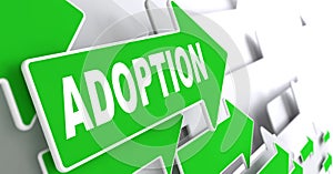 Adoption Word on Green Arrow.