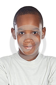 Adorable african preadolescent photo