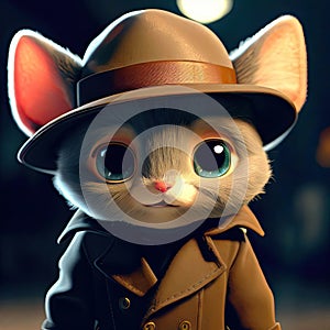 Adorable Anthropomorphic Kitten Detective: A Hardboiled Tale