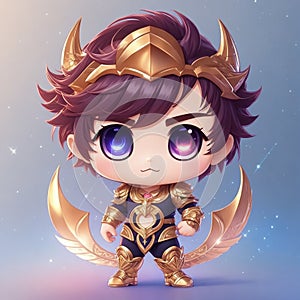 Chibi Delights: A Tiny Hyperrealistic Anime Adventure photo