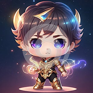 Chibi Delights: A Tiny Hyperrealistic Anime Adventure photo