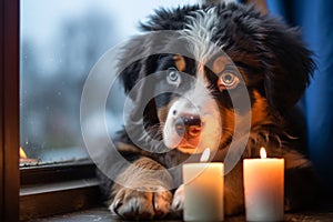 Adorable Bernese Mountain Puppy Takes a Seat - See the Cutest Picture Ever!