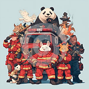 Adorable Fire Department, Save The Day!