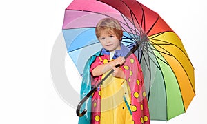 Adorable funny children toddlers. Autumn copy spaceAutumn trend and autumn vogue. Cute little boy. Place for your text