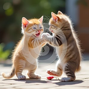 Adorable Kitten Playtime