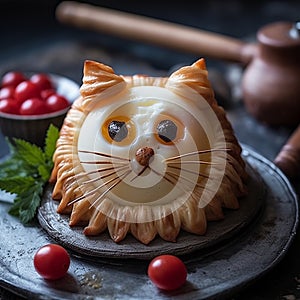 Adorable Lion-shaped Pastry With Cherries Panasonic Lumix S Pro 50mm F14