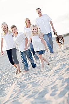 Adorable Little Girl Leads Her Family on a Walk