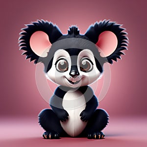 Adorable Madagascar Melody: Exquisite 3D Illustration photo