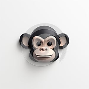 Adorable Monkey Head Logo For Iphone X - Danish Design