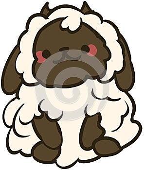 Adorable sheep clip art
