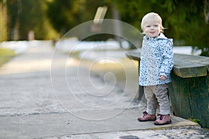 Adorable toddler girl portrait