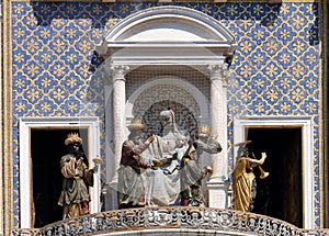 Adoration of the Magi, Torre dell`Orologio on Piazza San Marco, Venice photo