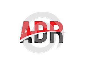 ADR Letter Initial Logo Design Vector Illustration
