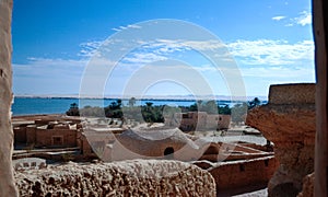 Landscape from Gaafar ecolodge Siwa Egypt photo