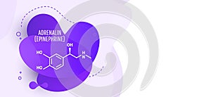 Adrenaline adrenalin, epinephrine molecule