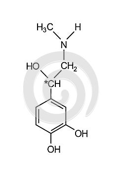 adrenaline chemical formula photo