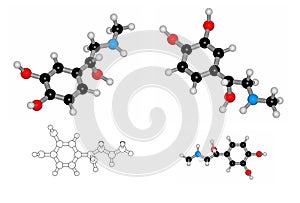 Adrenaline molecule photo