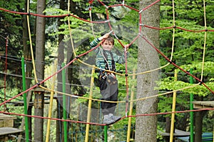 Adrenaline rope playground photo