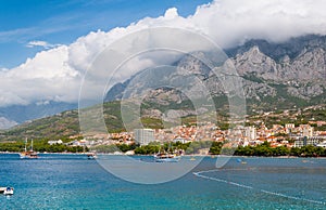 Adriatic beach Makarska Croatia