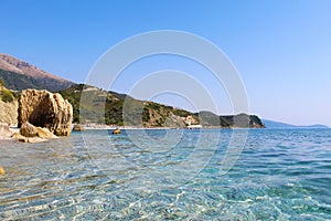 Adriatic Bliss: Turquoise Waters and White Sands of Vlorë Beach