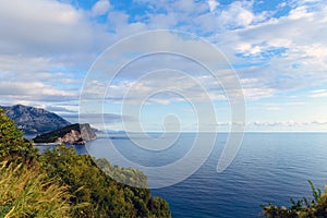 Adriatic coast of Budva riviera