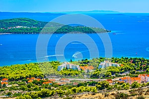 Adriatic Coast in Croatia, Trogir Riviera.