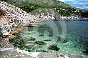 Adriatic coast in Dubrovnik