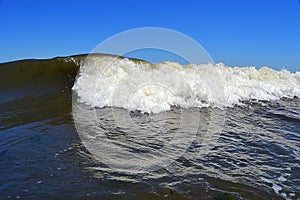 Adriatic Sea, On the crest of a wave, big waves, beach, rest photo