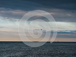 Adriatic Sea Ocean Horizon in Grado