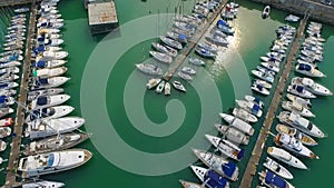 Adriatic Sea Port. Trani. Apulia. Province of Barletta-Andria-Trani. Boats and yachts