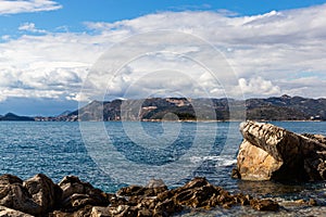 Adriatic sea. Rocks and sea