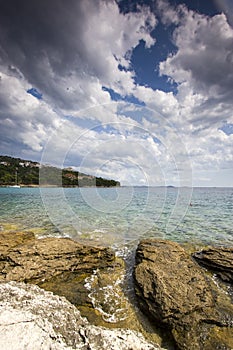 Adriatic sea summer landscape