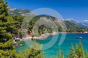 Adriatic summer day sea landscape