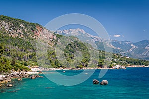 Adriatic summer day sea landscape