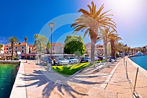 Adriatic town of Cavtat waterfront panoramic view