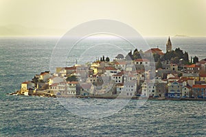 Adriatic Town of Primosten on sea