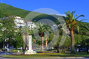 Adriatic town street view