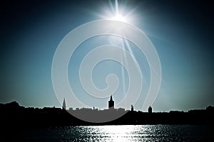 Adriatica Town of Zadar silhouette photo