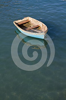 Adrift Rowing Boat